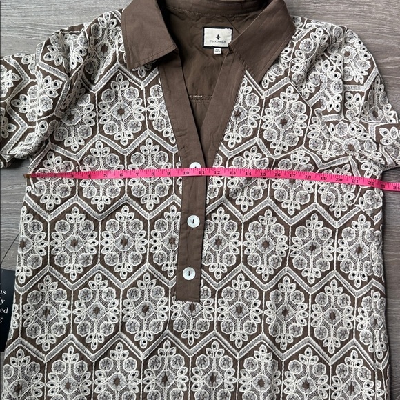 NEW Tuckernuck Mocha Mousse Lace Collier Dress XL - Picture 8 of 12